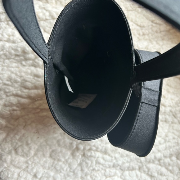 NEW Old Stock Artisan Signed Hand-painted Snowman Winter Bag Purse Black Satin - Picture 4 of 8